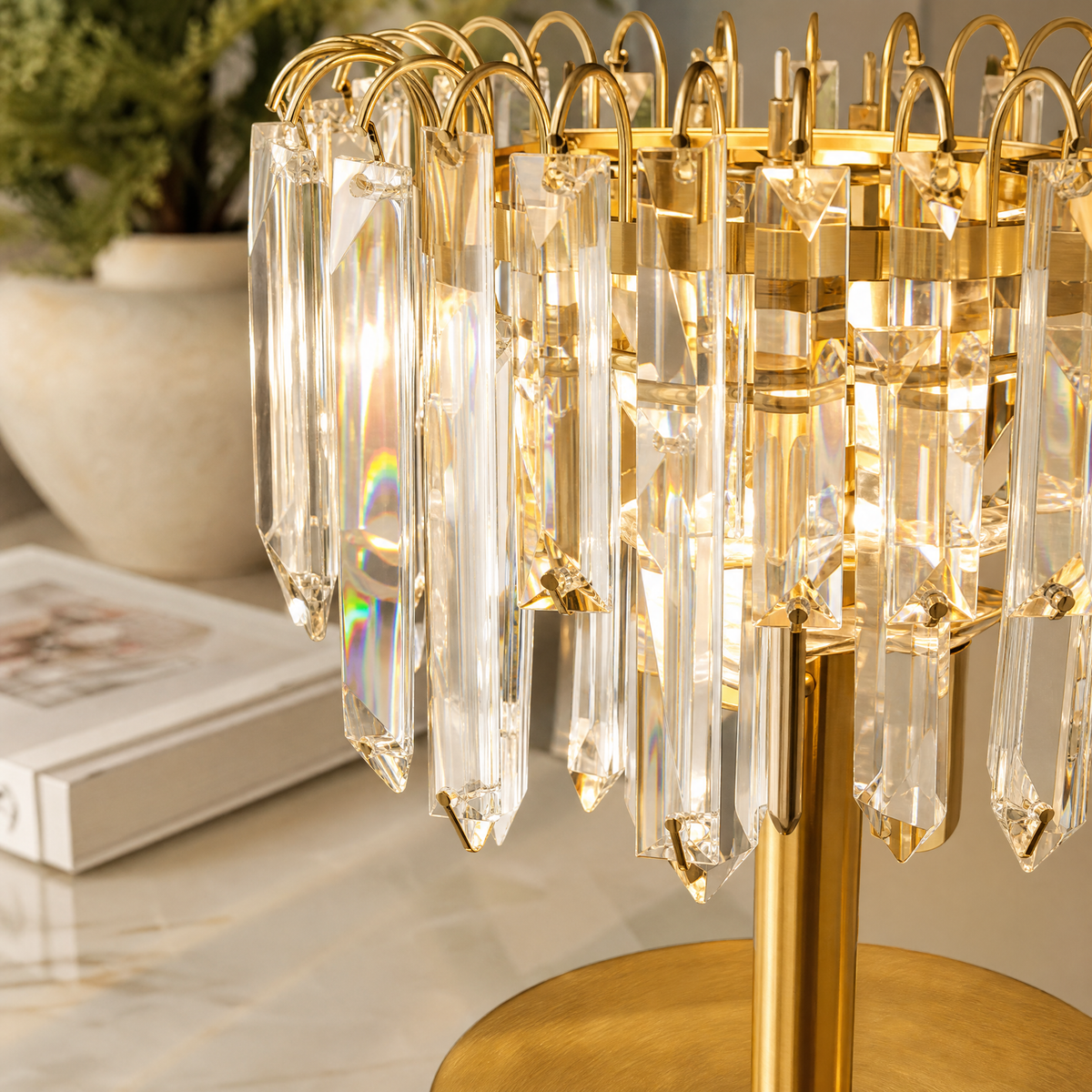 Eterea Crystal Table Lamp