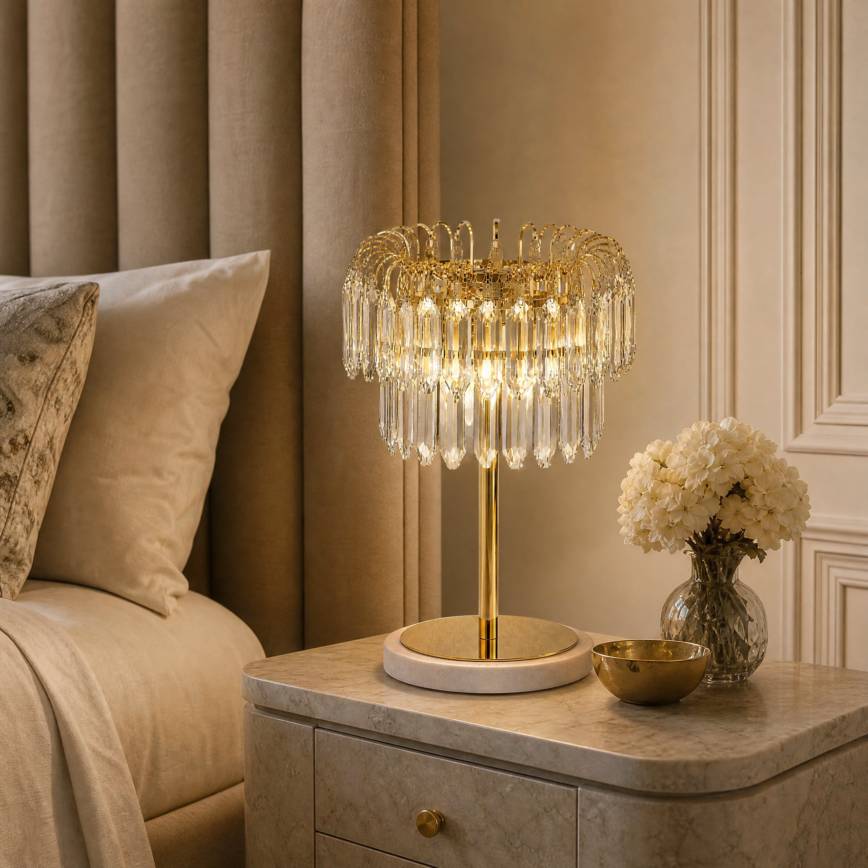 Eterea Crystal Table Lamp