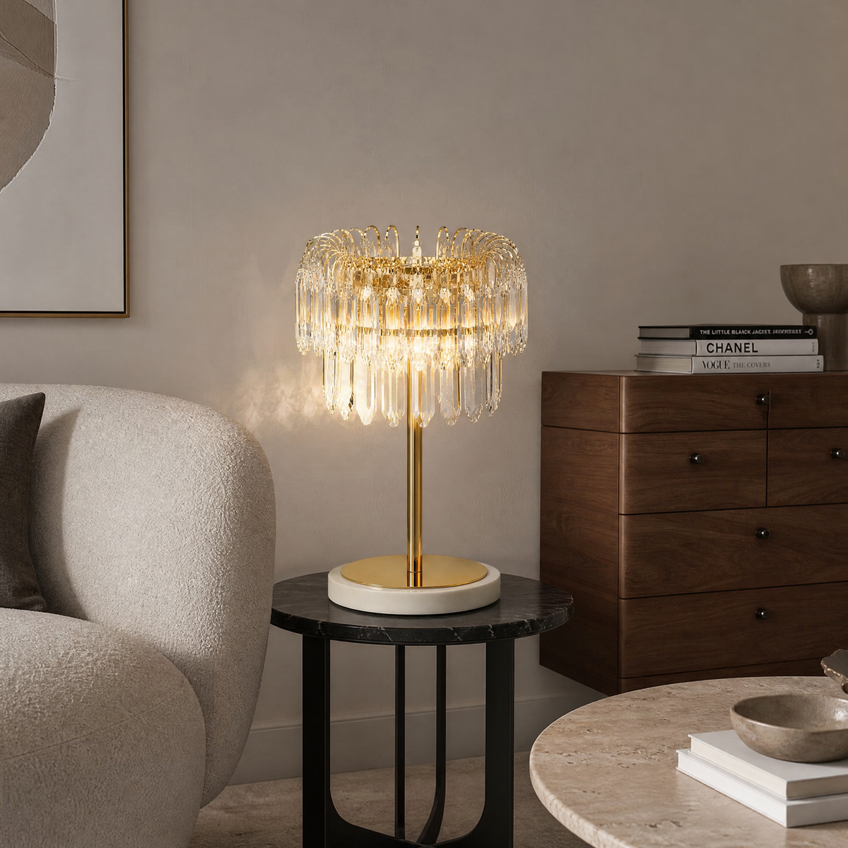 Eterea Crystal Table Lamp