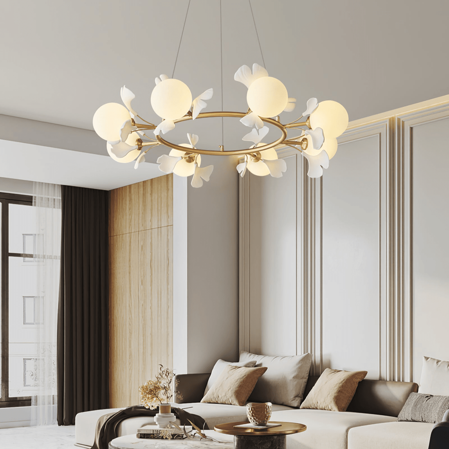 Evander Gingko Chandelier - YIOSI