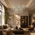 Eyelet Curved Branch Ceiling Hanging Lamp 1500 - Matte Black