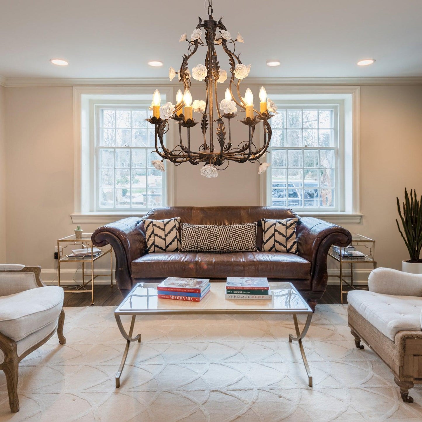 Florentine Rose Garden Chandelier - YIOSI