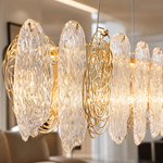 Filo Artisan Glass Linear Chandelier