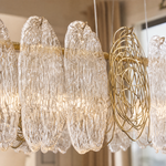 Filo Artisan Glass Linear Chandelier