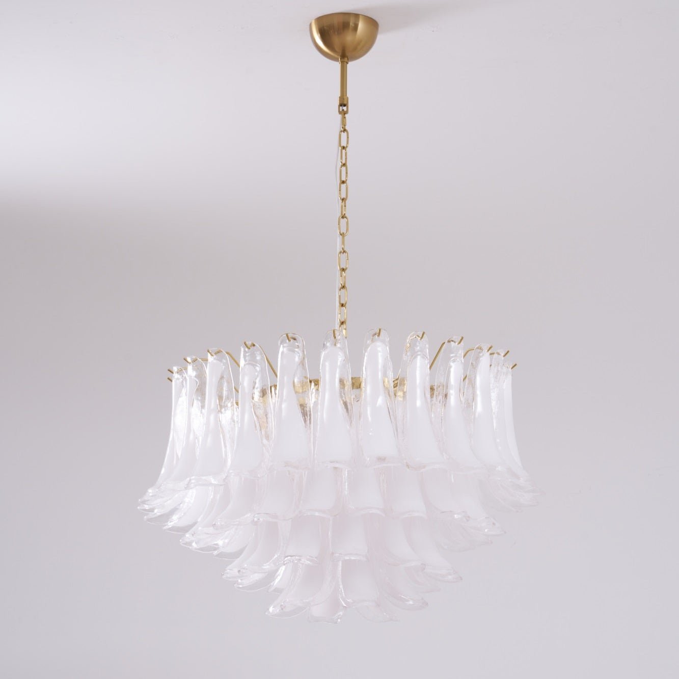 Fiora Pink Glass Chandelier - YIOSI
