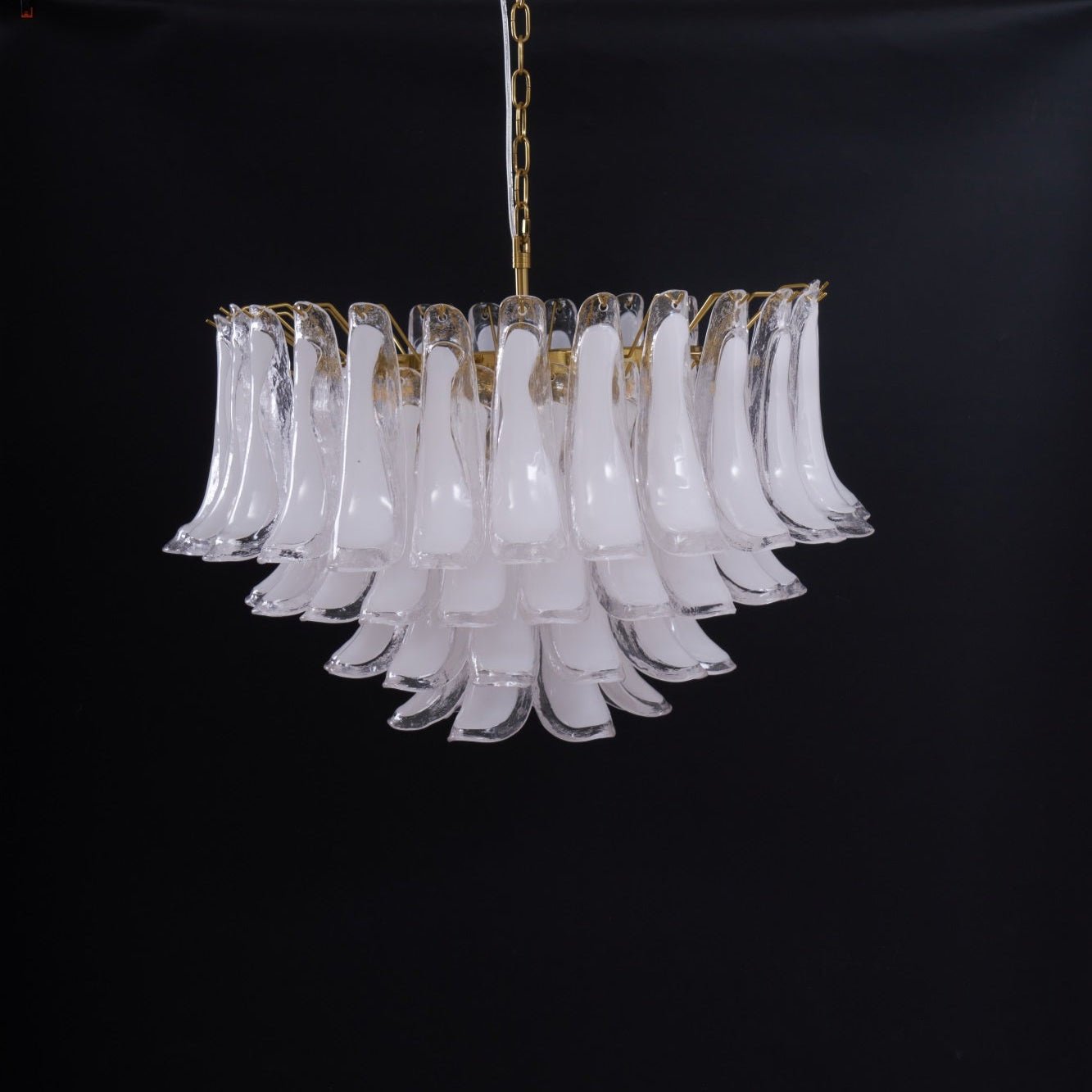 Fiora Pink Glass Chandelier - YIOSI