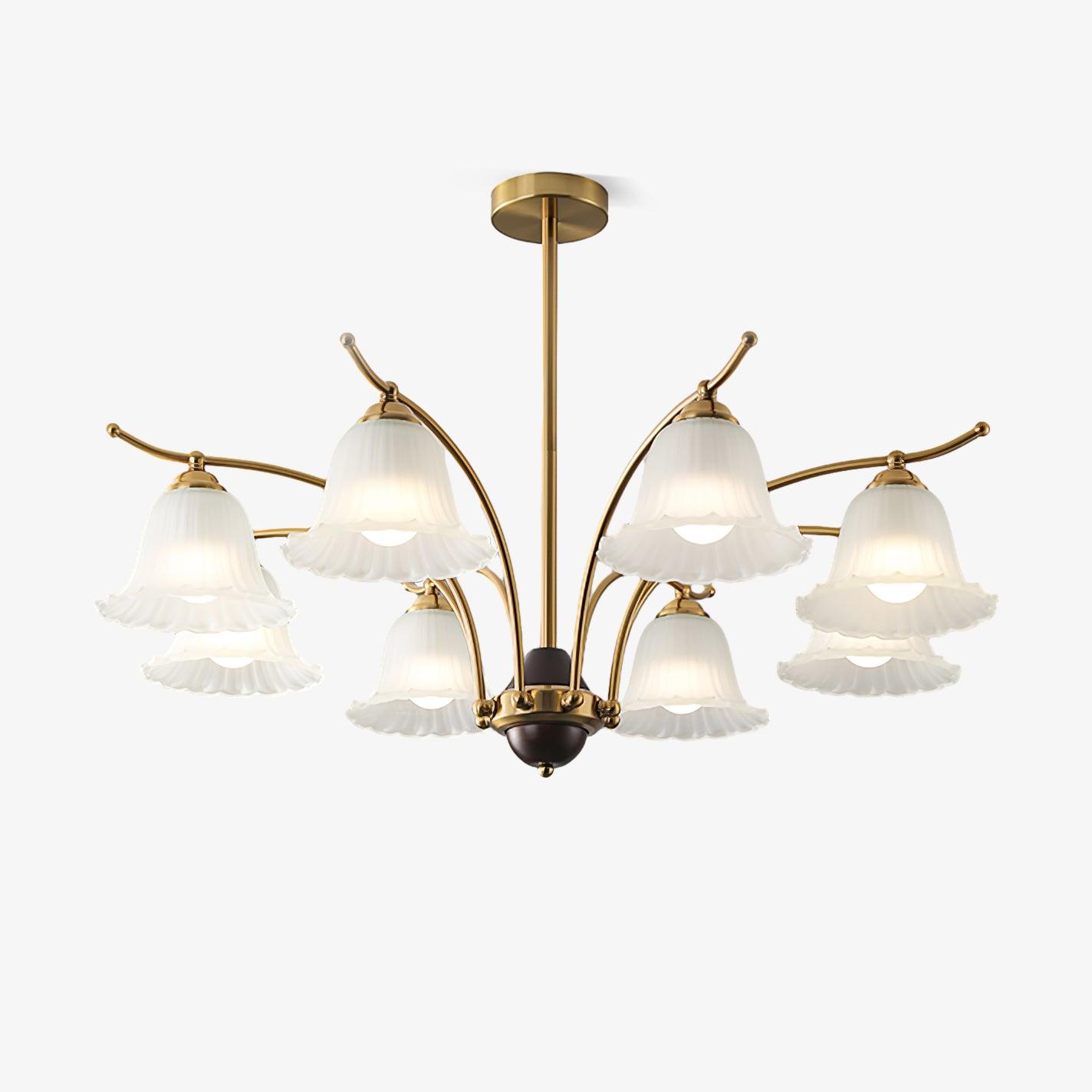 Flora Brass Chandelier - YIOSI
