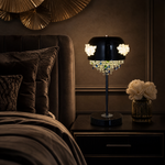 Floral Glory Modern Crystal Table Lamp