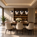 Floral Glory Modern Linear Dining Pendant Light