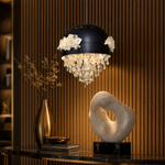 Floral Glory Modern Linear Dining Pendant Light
