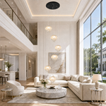 Floral Glory Modern Multi-Tier Cluster Chandelier