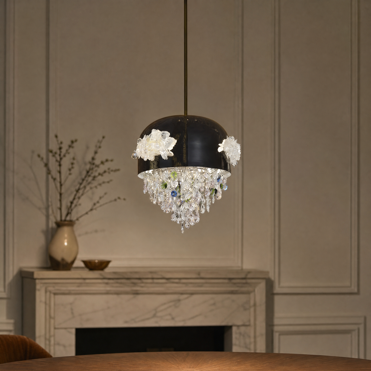 Floral Glory Modern Sculptural Pendant Light