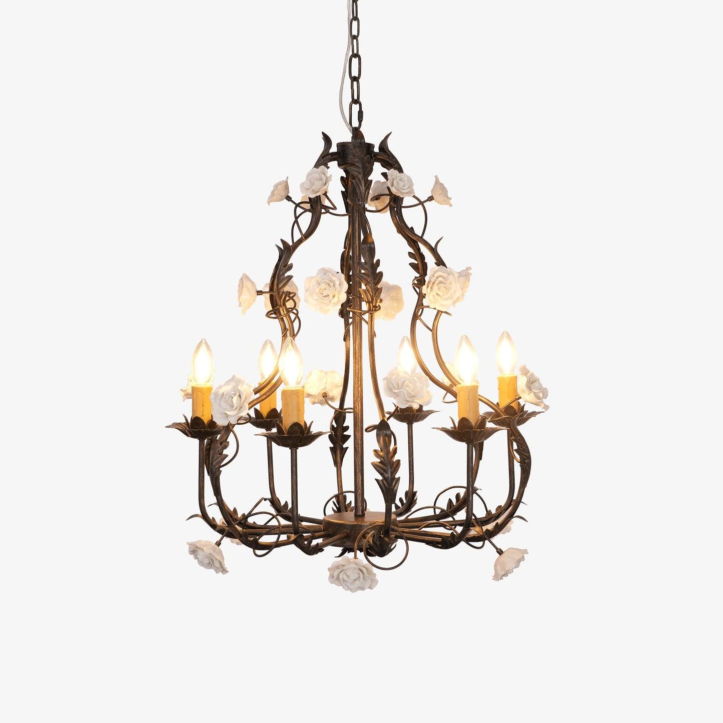 Florentine Rose Garden Chandelier - YIOSI