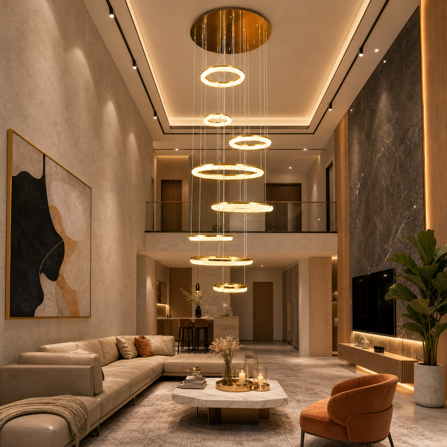 Flourish Modern Multi-Tier Cluster Chandelier