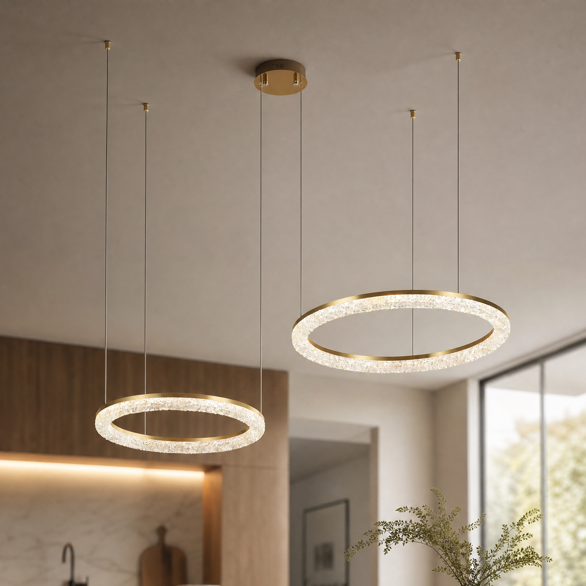 Flourish Modern Multi-Tier Cluster Chandelier