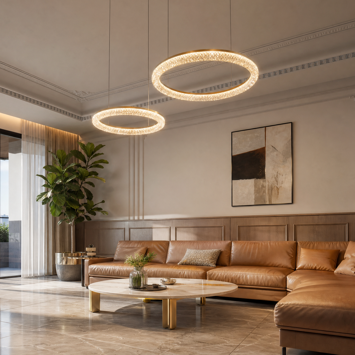 Flourish Modern Multi-Tier Cluster Chandelier