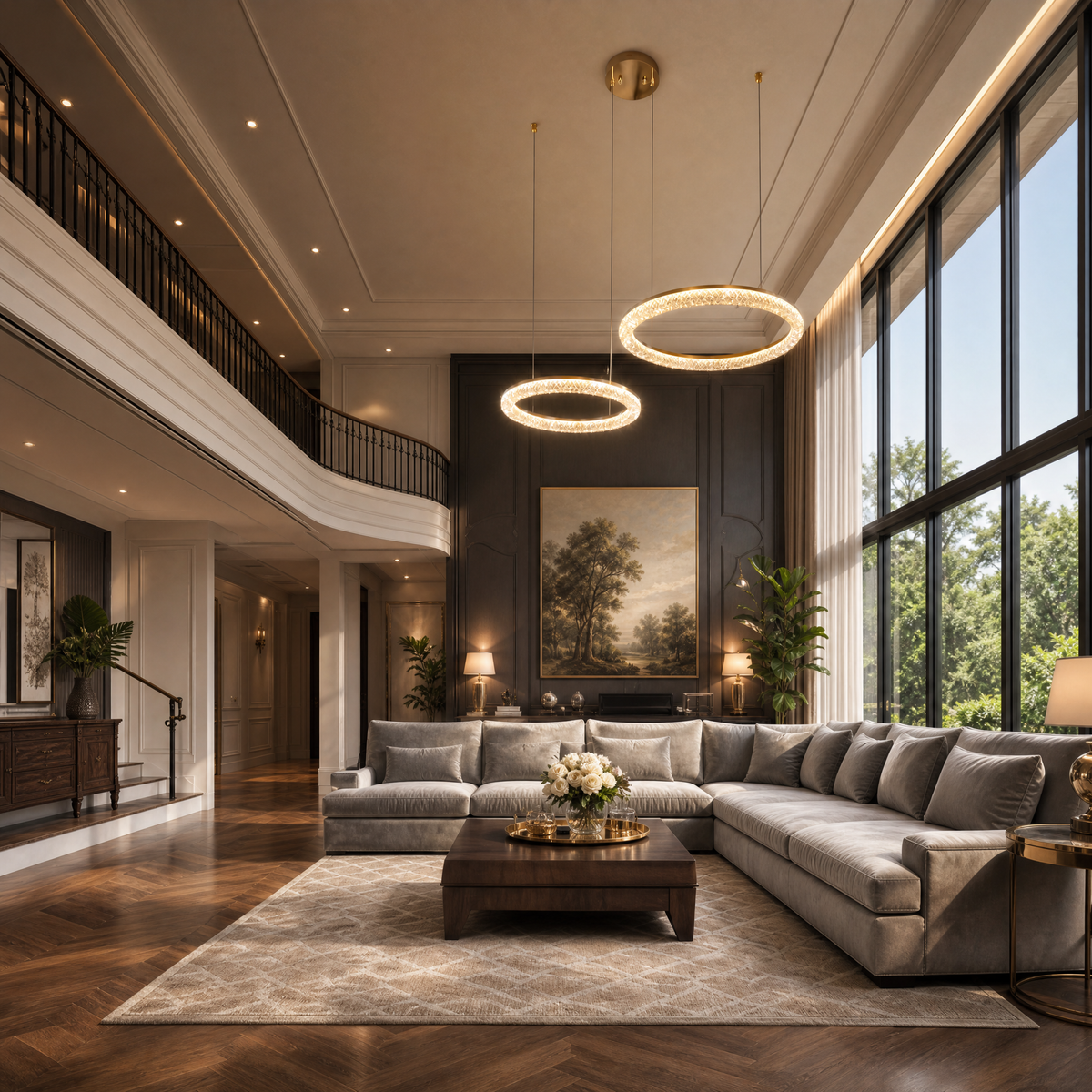 Flourish Modern Multi-Tier Cluster Chandelier