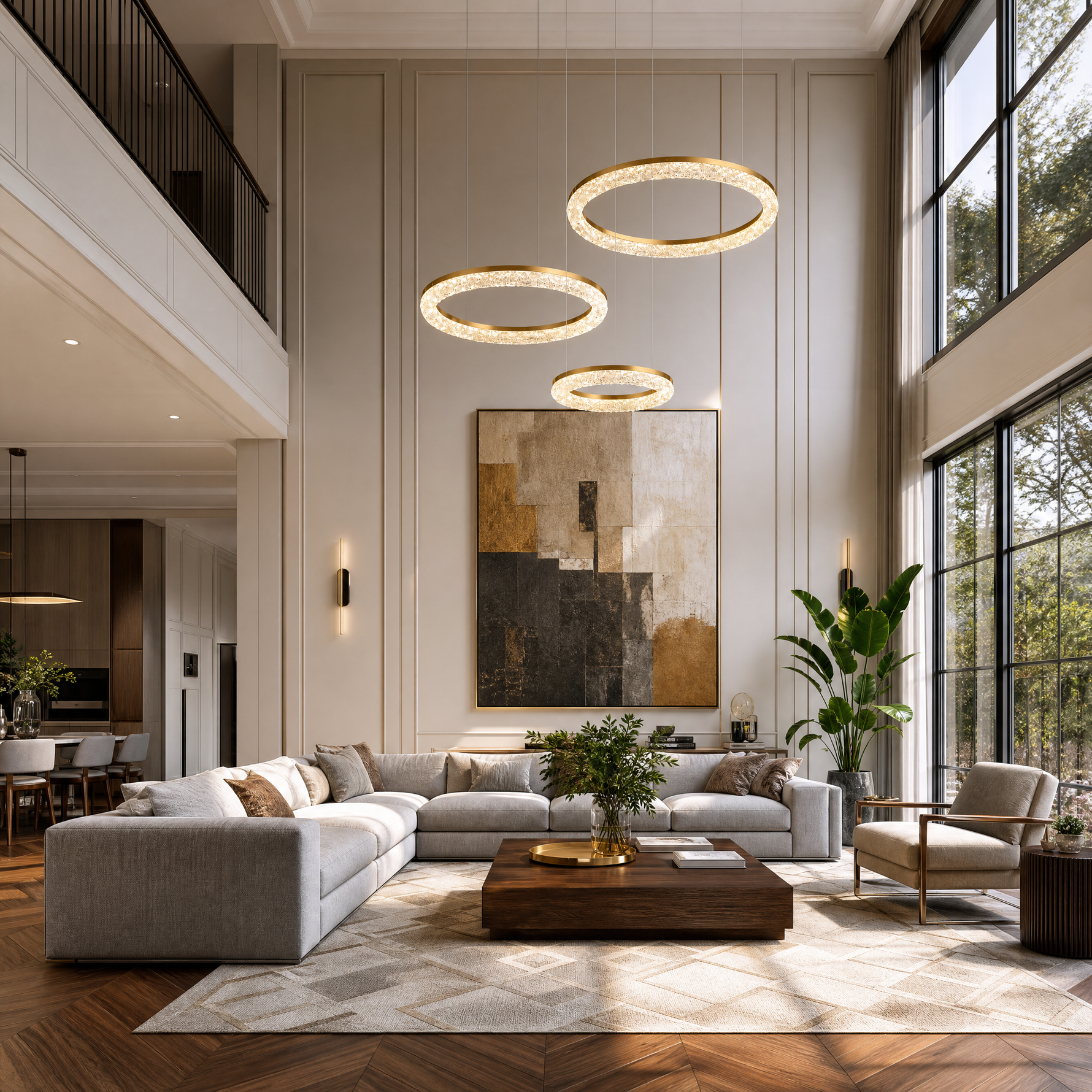 Flourish Modern Multi-Tier Cluster Chandelier