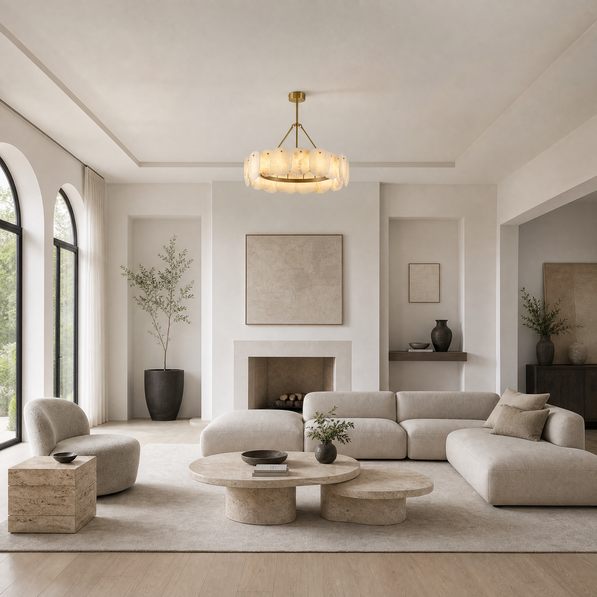 Foglia Flower Pedal Chandelier