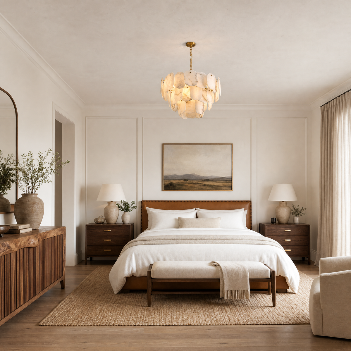 Foglia Leaf Tier Chandelier