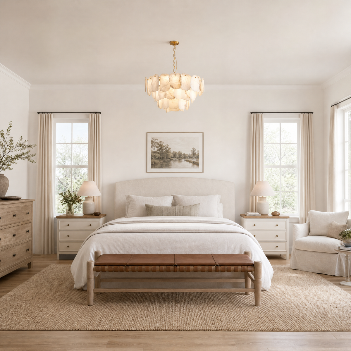 Foglia Leaf Tier Chandelier