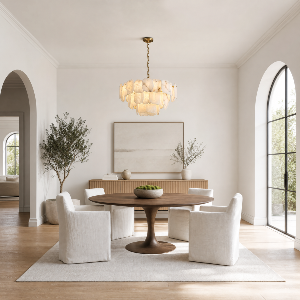 Foglia Leaf Tier Chandelier