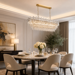 Fontana Crystal Rectangular Chandelier