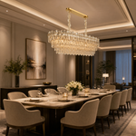 Fontana Crystal Rectangular Chandelier