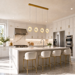 Fortune Cascade Modern Linear Dining Pendant Light
