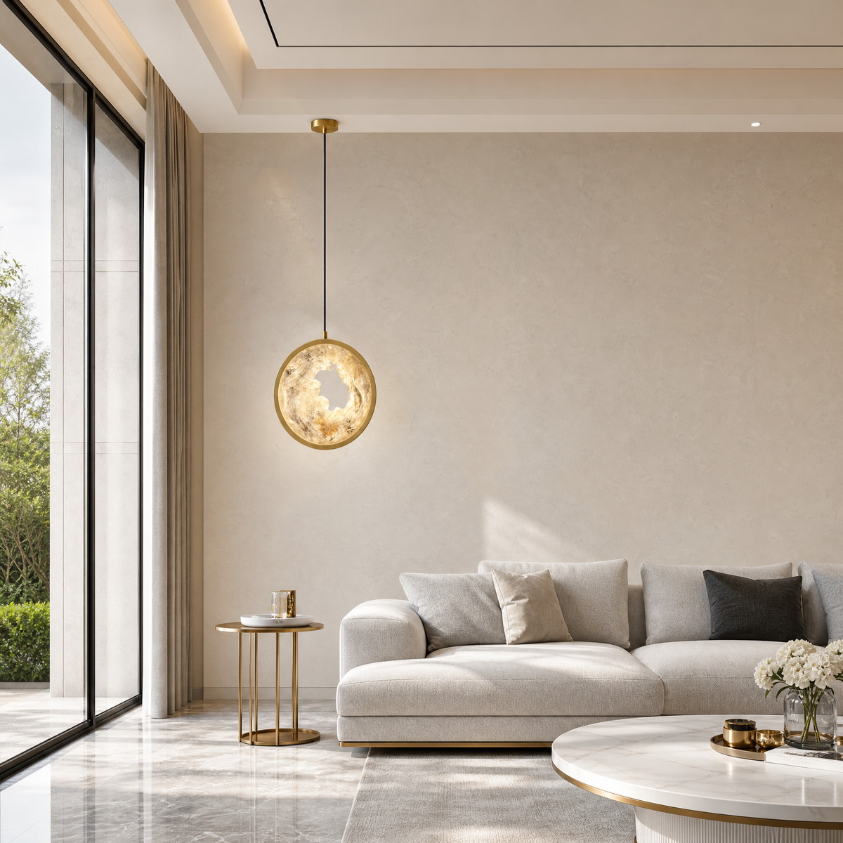 Fortune Cascade Modern Sculptural Pendant Light