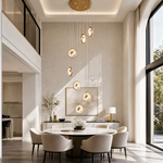 Fortune Cascade Modern Sculptural Pendant Light