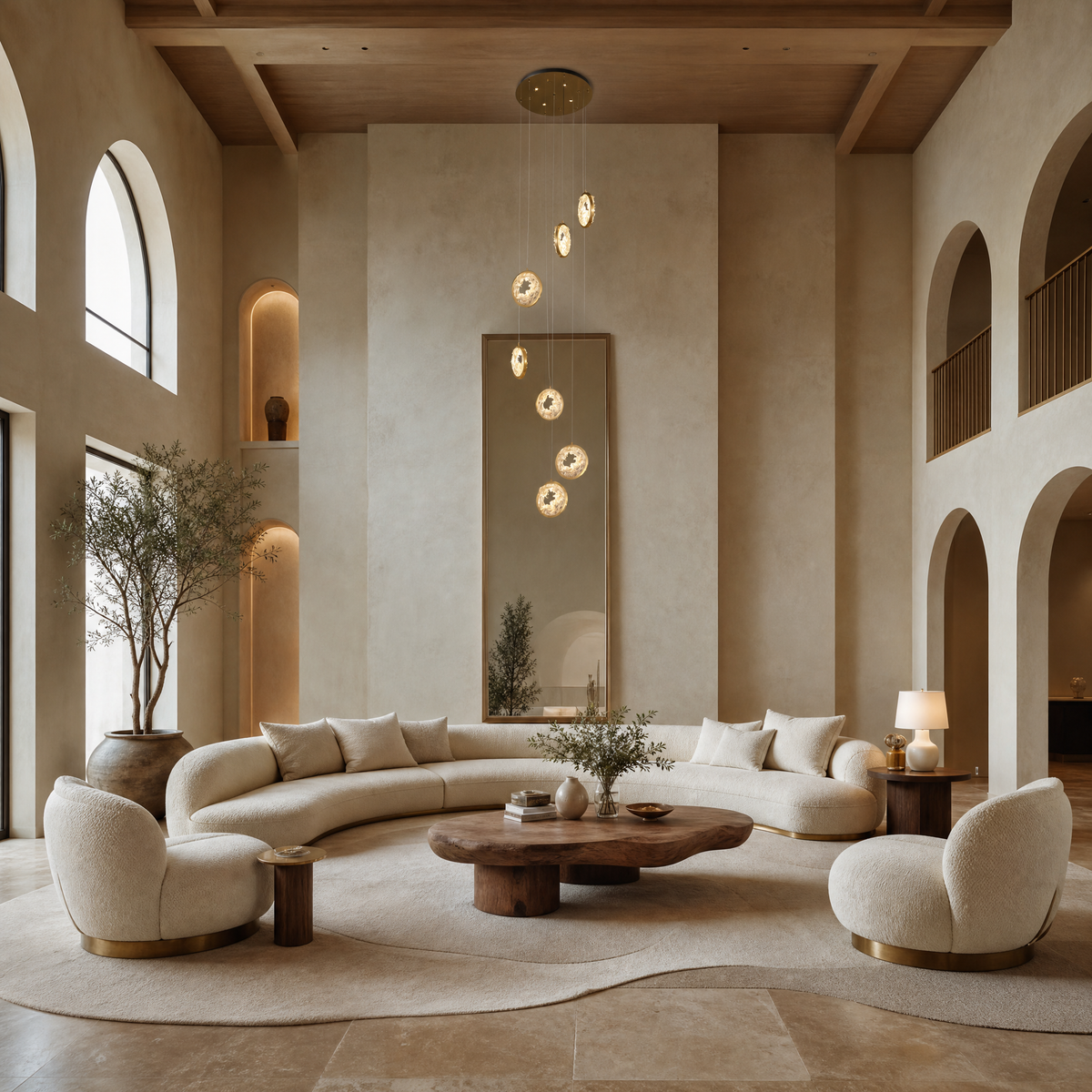 Fortune Cascade Modern Sculptural Pendant Light