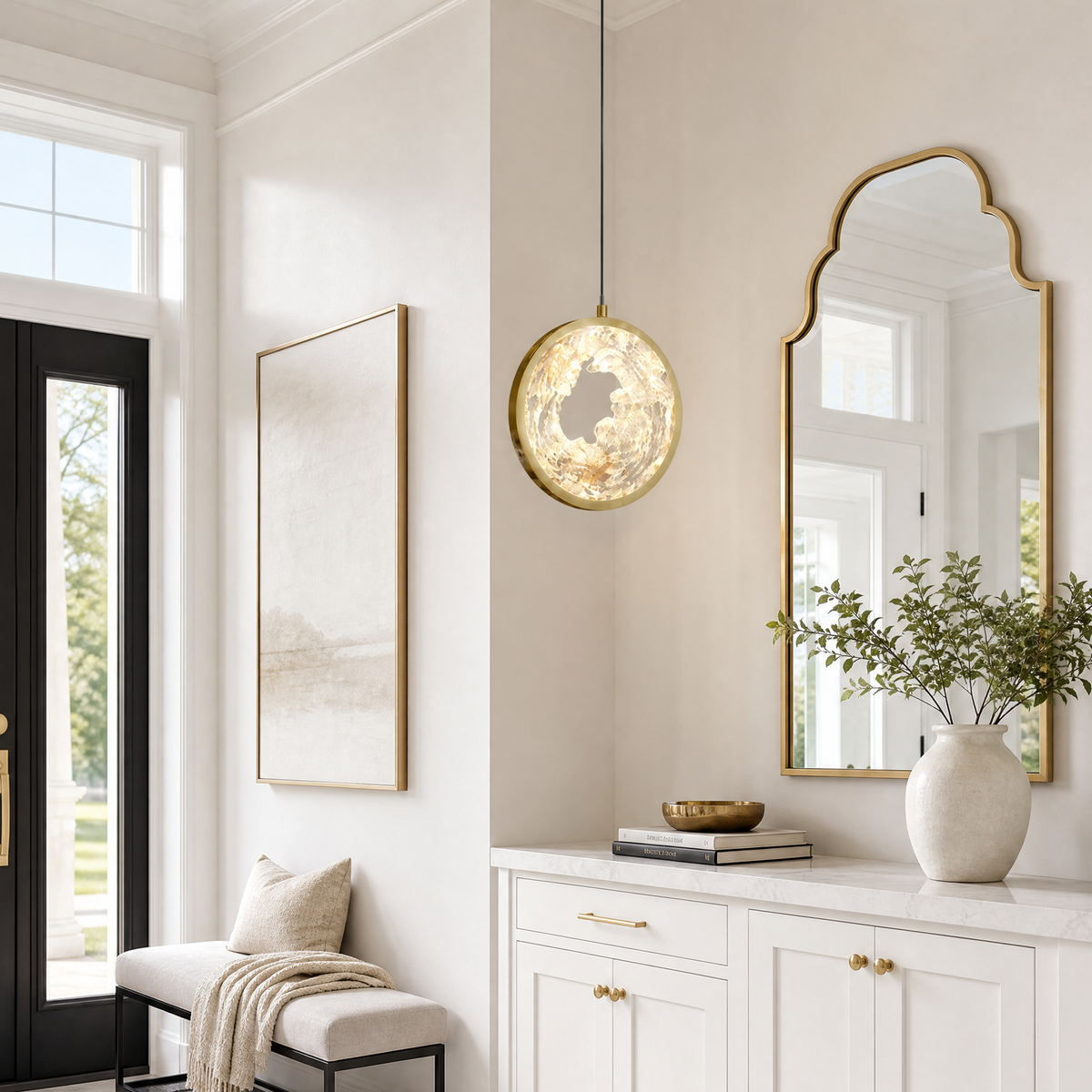Fortune Cascade Modern Sculptural Pendant Light