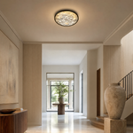 Frozen Crystal Modern Crystal Flush Mount Ceiling Light