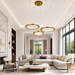 Frozen Crystal Modern Multi-Tier Cluster Chandelier