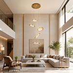 Frozen Crystal Modern Multi-Tier Cluster Chandelier