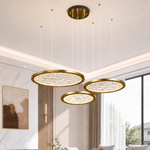 Frozen Crystal Modern Multi-Tier Cluster Chandelier