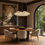 Frozen Crystal Modern Sculptural Pendant Light
