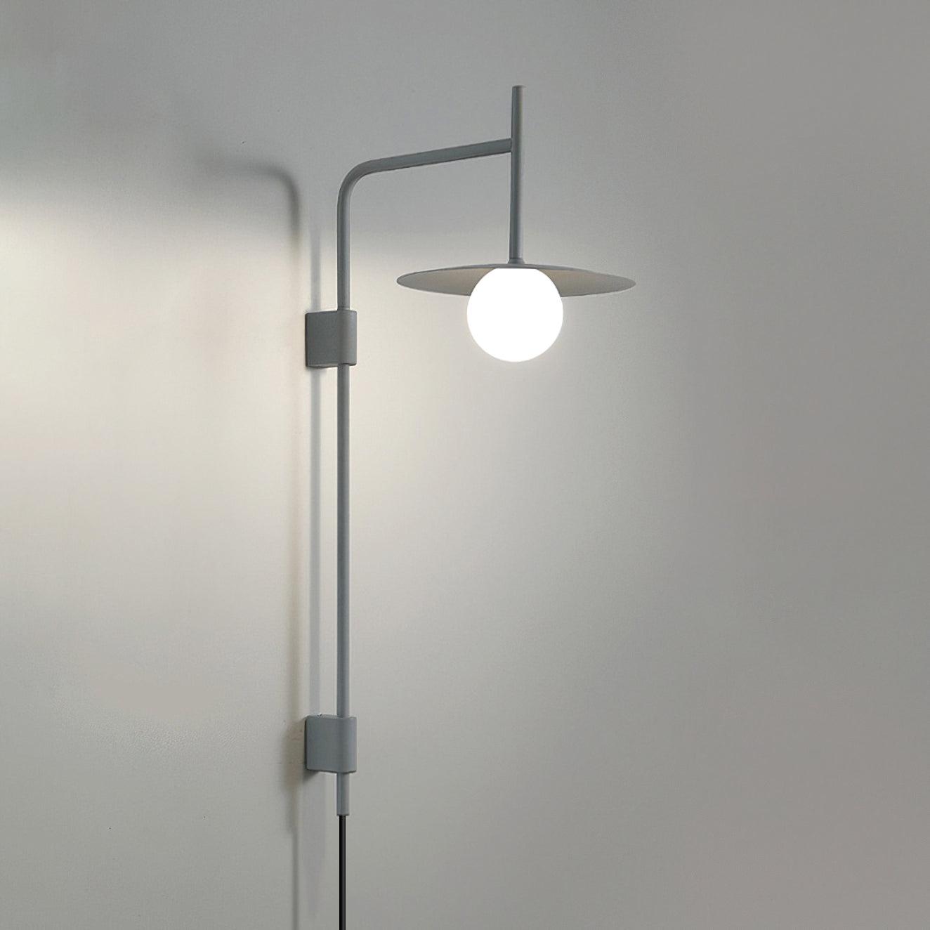 Gea Swing Arm Plug-In Wall Lamp – Adjustable Iron Sconce