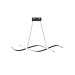 Gentle Waves Modern Pendant Light with Adjustable Finish