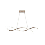 Gentle Waves Modern Pendant Light with Adjustable Finish
