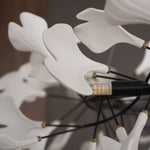 Gingko Chandelier O Luxury Ceramic Leaf Ceiling Light