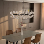 Gingko Chandelier O Luxury Ceramic Leaf Ceiling Light