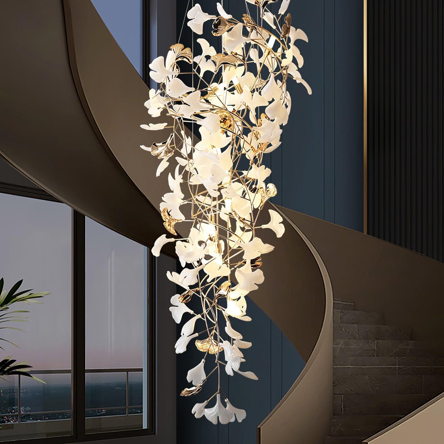 Gingko Ojo Chandelier - YIOSI