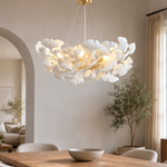 Ginkgo Glamorous White Porcelain Chandelier