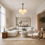 Glass Rod Chandelier