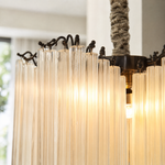 Glass Rod Chandelier