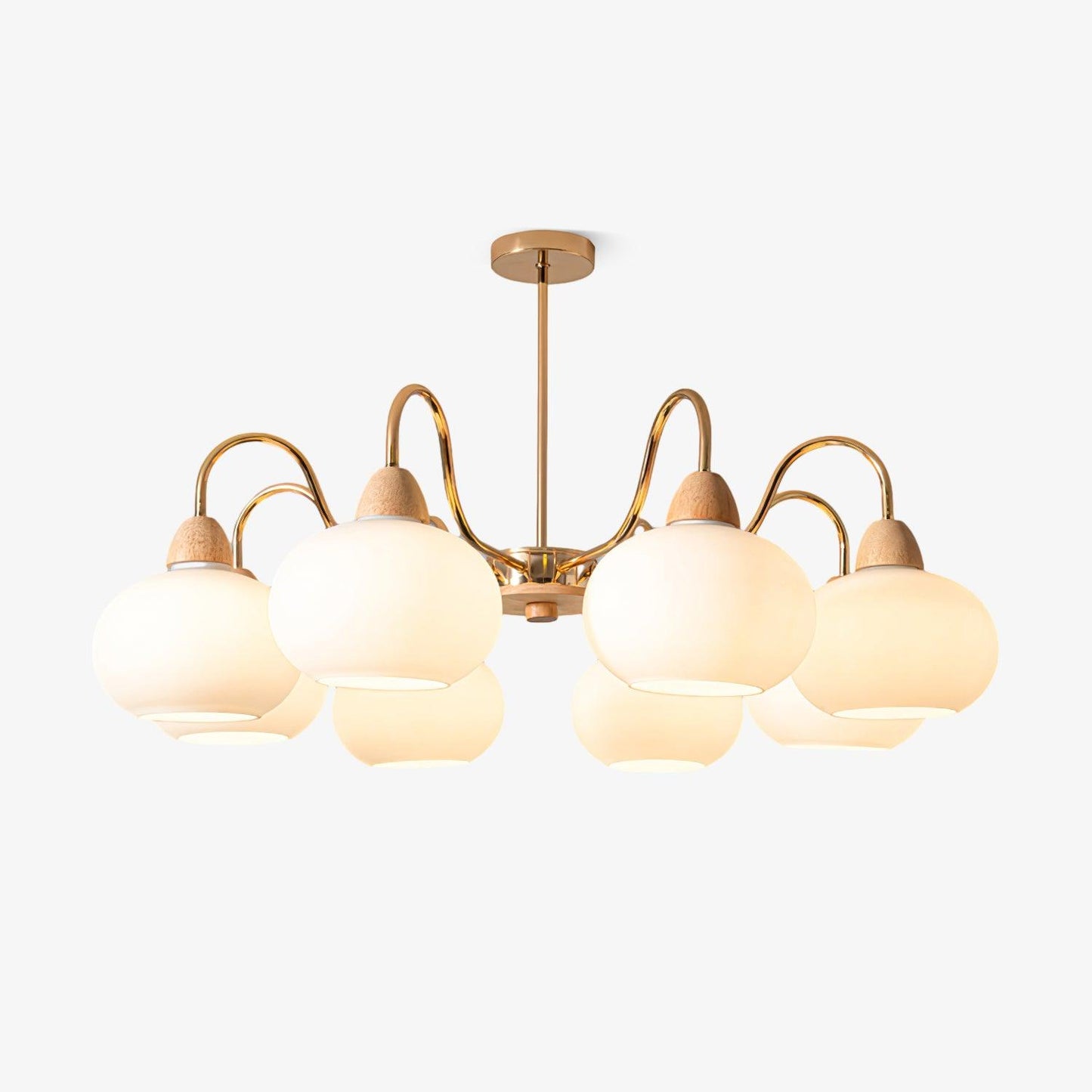 Glass Persimmon Chandelier - YIOSI
