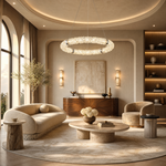 Glitter Glamorous Modern Glass Chandelier