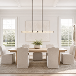 Glitter Modern Dining Room Chandelier Linear